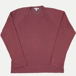JAMES PERSE Vintage French Terry Sweatshirt Heather Wine Size 1